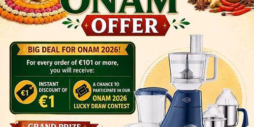 ONAM 2026 Lucky Draw Contest