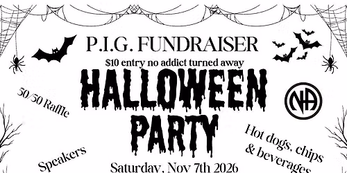 PIG fundraiser Halloween party