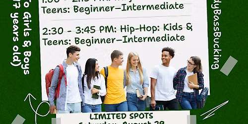 Books & Beats Back-To-School Dance Intensive With Coach Will