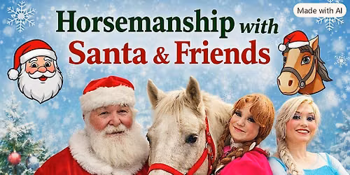 Santa & Friends Intro to Riding and Horsemanship Ages 3 and up