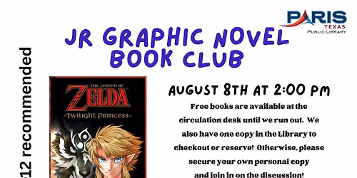 Jr Graphic Novel Book Club