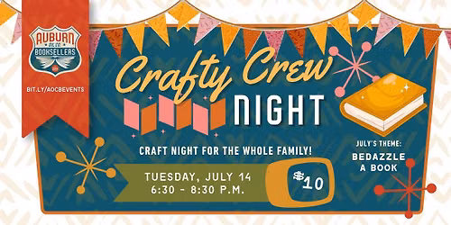 Crafty Crew Night: Bedazzling Books!