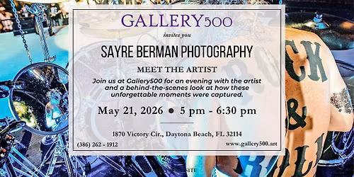 Meet the Artist - Sayre Berman
