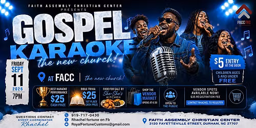 Gospel Karaoke at The New Church
