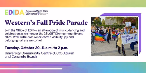 Western's Fall Pride Parade 2026