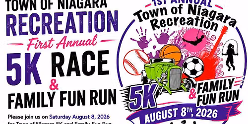 Town of Niagara Recreation 1st annual 5k race, family fun run