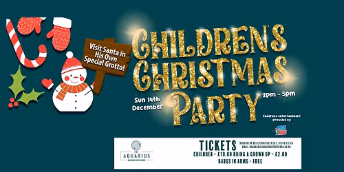 Children's Christmas Party at Aquarius