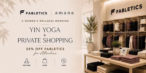 Fabletics Women’s Yin Yoga + Private Shopping