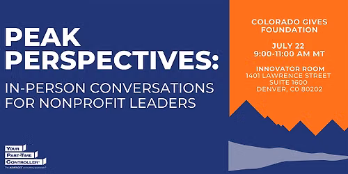 Peak Perspectives: In-Person Conversations for Nonprofit Leaders
