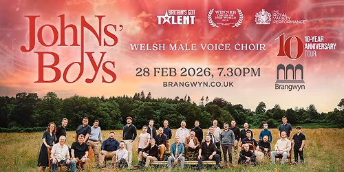 An Evening With Johns' Boys Welsh Male Voice Choir