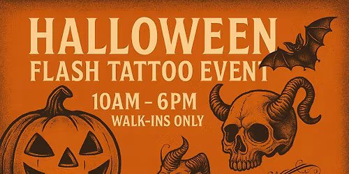 Halloween flash tattoos!