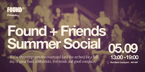 Found + Friends Summer Social
