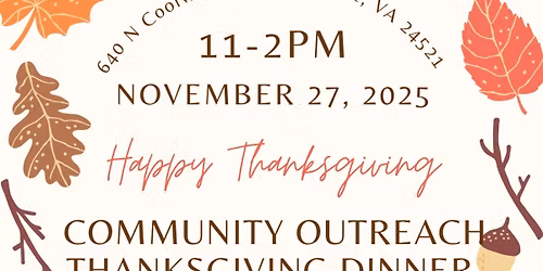 Community Outreach Dinner