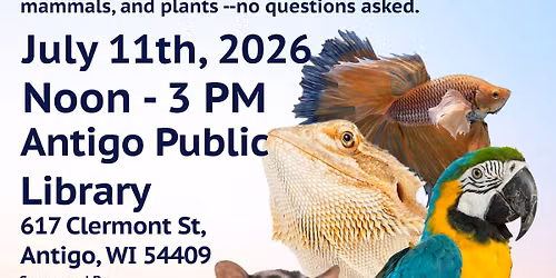 Exotic Pet Surrender Event - Antigo