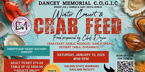 Winter Concert & Crab Feed