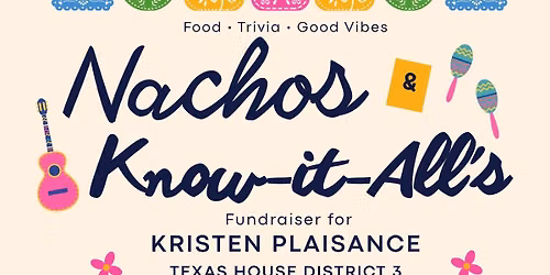 Fundraiser - Nachos & Know It Alls Trivia Night