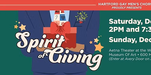 Hartford Gay Men\u2019s Chorus Proudly Presents \u201cSpirit of Giving\u201d