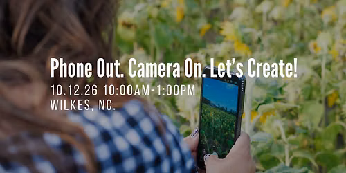 Phone Out. Camera On. Let\u2019s Create!