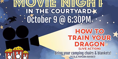 MOVIE NIGHT in the courtyard