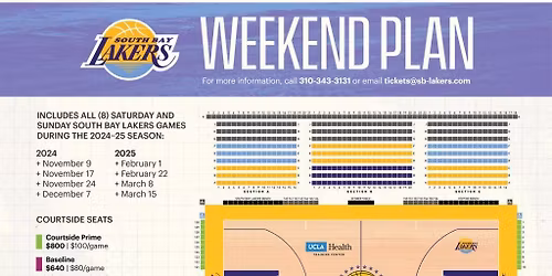 Stockton Kings at South Bay Lakers at UCLA Health Training Center