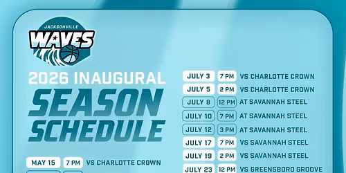 Greensboro Groove vs. Jacksonville Waves