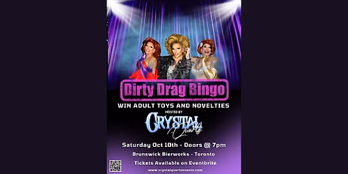 Dirty Drag Bingo - Hosted by Crystal Quartz - Toronto