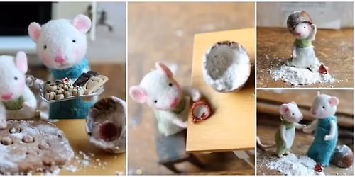 Mouse Needle Felting Class 