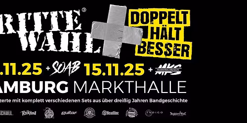 Dritte Wahl - DOPPELT H\u00c4LT BESSER in HAMBURG