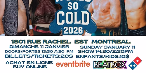 123 Lutte! Pr\u00e9sente WORLD SO COLD 2026