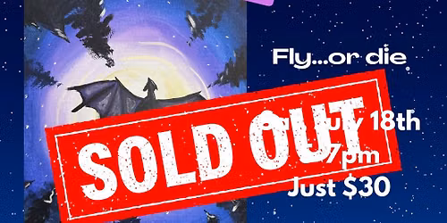 Fourth Wing Paint and Sip Class- Sold out