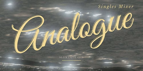 Slow Love Club: Singles Analogue Mixer