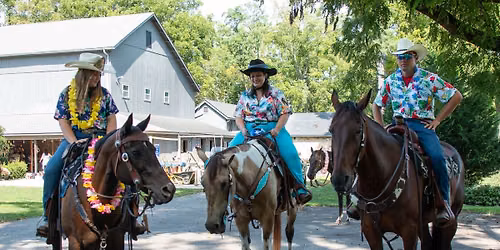 Aug 1st 2nd Annual Hawaiian Shirt Ranch Riding Buckle Competiton 