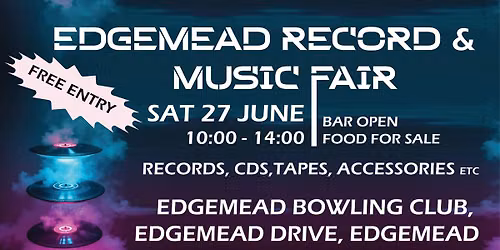 EDGEMEAD VINYL & MUSIC FAIR III - 27 JUNE