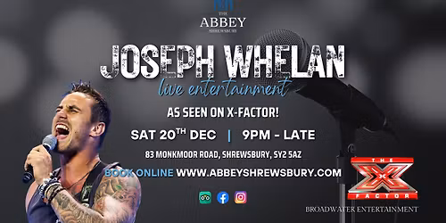 Live Singer - Joseph Whelan
