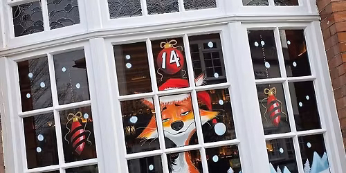 Advent Calendar Christmas Window
