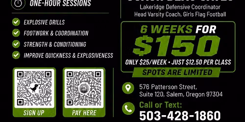 Speed and Agility Classes