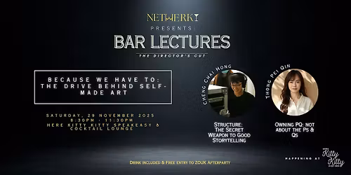 Netwerk's Bar Lectures: Because We Have To: The Drive Behind Self-made Art