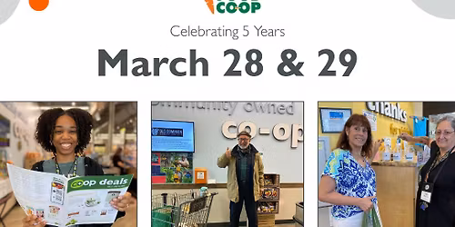 Fredericksburg Food Co-op's 5th Anniversary Celebration