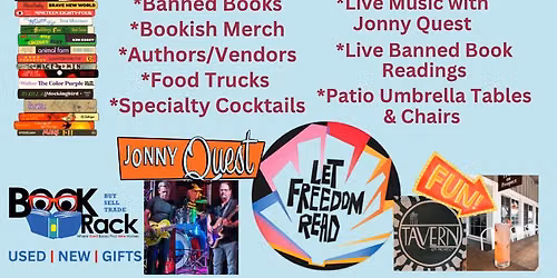 2nd Annual Banned Books, Bites & Booze by Peoria Book Rack *FREE