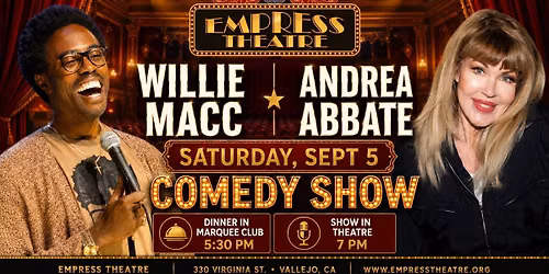 Andrea Abbate and Willie Macc at Empress Theatre