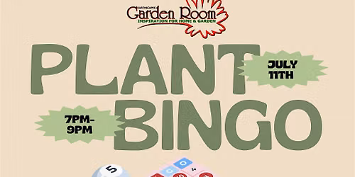Garden Room Plant Bingo