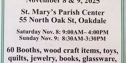 St. Mary, YLI 20th Annual Craft Fair