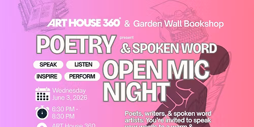 Poetry & Spoken Word Open Mic
