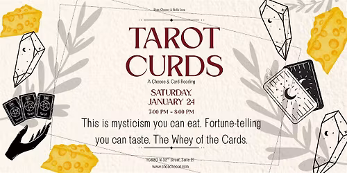 Tarot Curd: A Cheese & Card Reading