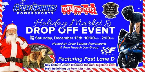 Holiday Market and Toy Drop Off Event 