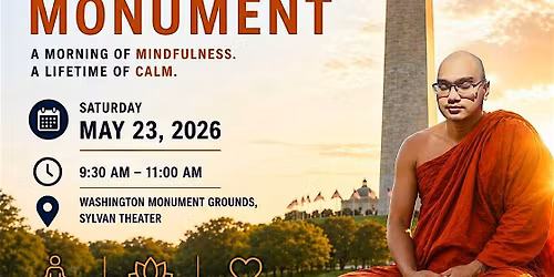 Meditate with a Monk at the Washington Monument