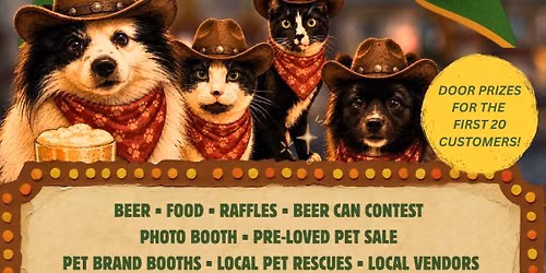 Paws and Pints (A Fundraising for Victoria Cat Rescue and Victoria Bulldog Society