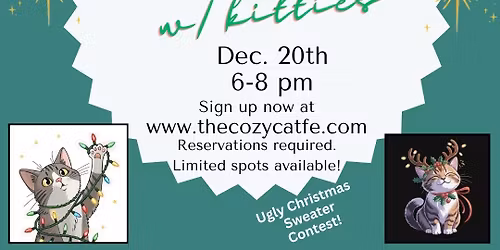 Christmas Painting with Kitties