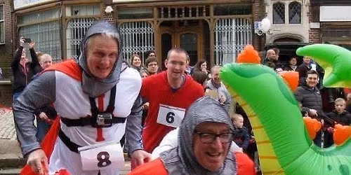 Pinner Rotary St George's Day celebrations and Wheelbarrow Race