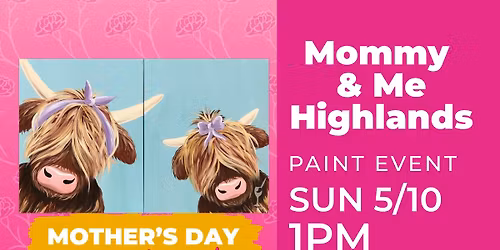 Mother's Day Highland Cows (Choose your side)